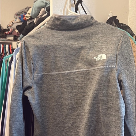The North Face Gray Zip Up Sweater - Picture 3 of 4
